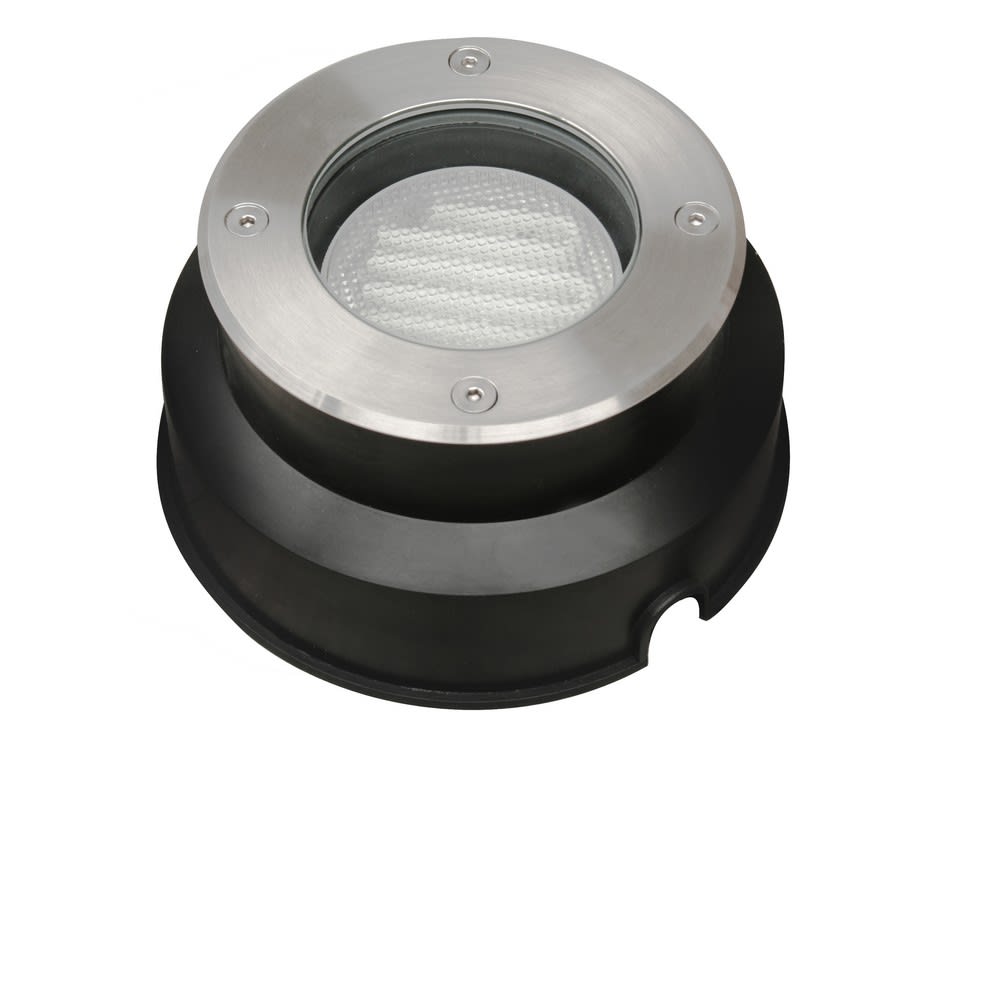 SLID Concept - Encastré de sol GX53 avec lampe fluo 9w IP65/67 avec connecteur