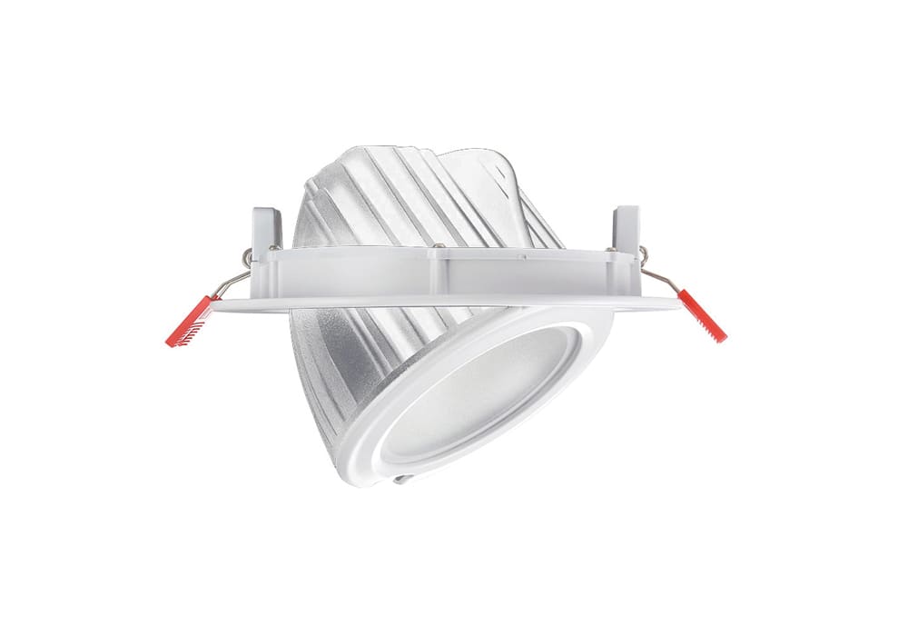 SLID Concept - Kit LED encastré rond basculant 60W 4000°K