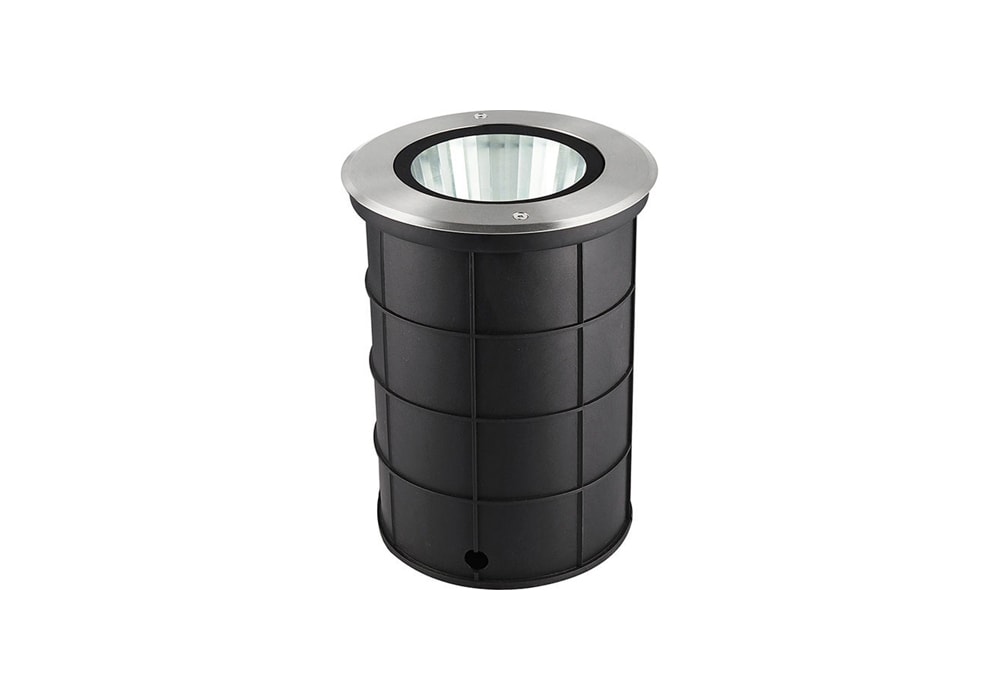 SLID Concept - Encastré de sol LED 30w cob colerette ronde  inox 316L cablé 1M HO7RNF