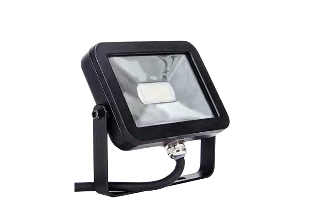 SLID Concept - Projecteur LED extra plat 10W Noircablé 0.80m
