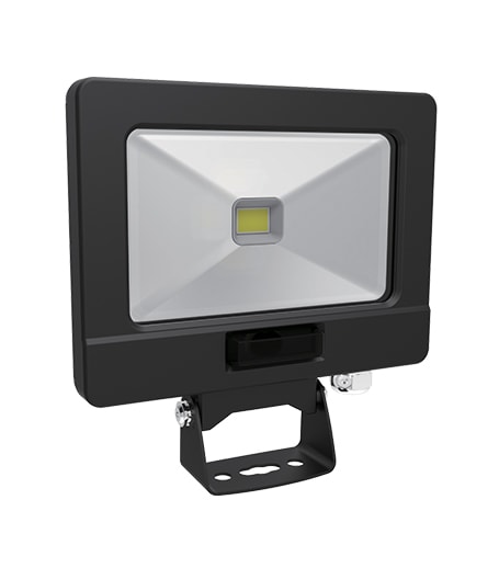 SLID Concept - Projecteur LED extra plat 50W noirà détection cablé 0.80m