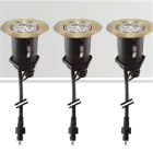 SLID Concept - Kit de 3 encastrés LED 4W IP68 avec alimentation et connectique