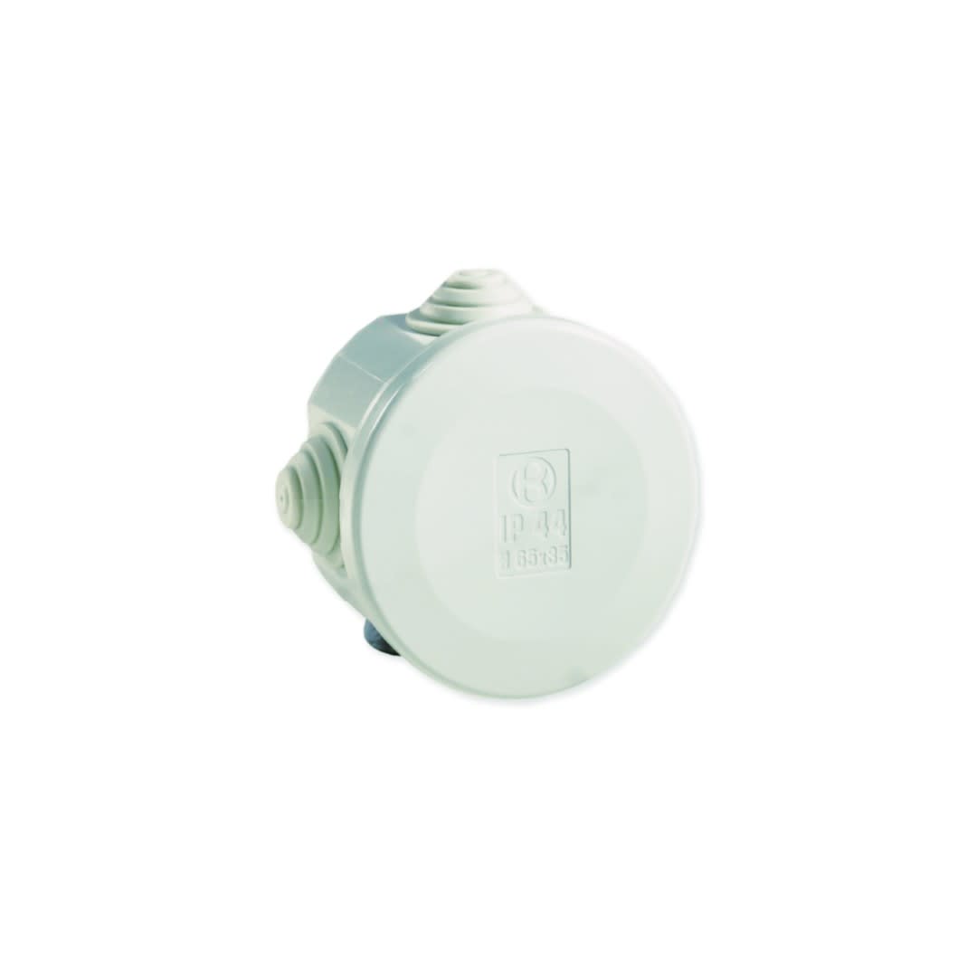 Iboco - Boîte de dérivation étanche Pico diam. 60 Prof. 35 grise à tétines IP55 960°C