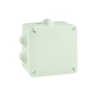 Iboco - Boîte de dérivation étanche Pico 100x100 Prof. 50 grise à tétines IP55 960°C