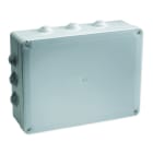 Iboco - Boîte de dérivation étanche Pico 380x300 Prof. 120 grise à tétines IP55 960°C