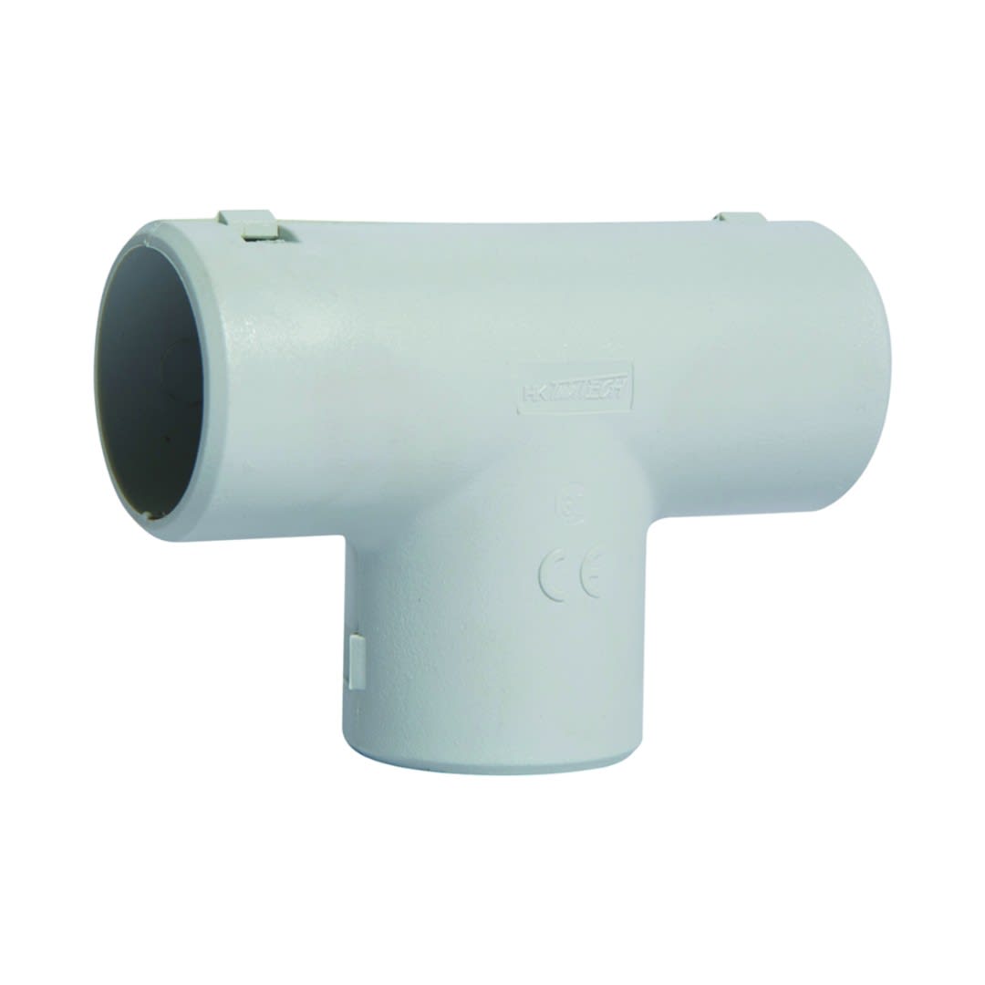 Iboco - Té de dérivation pour Hk tubitech diamètre 32 gris