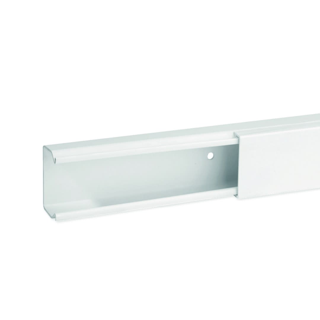 Iboco - Goulotte de distribution non cloisonnable TA-E 40x25 1 compartiment blanche