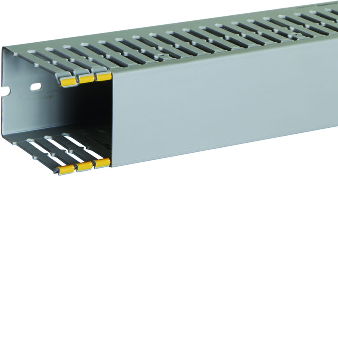 Iboco - Goulotte de câblage au pas de 12,5 T1-D 60x80 grise