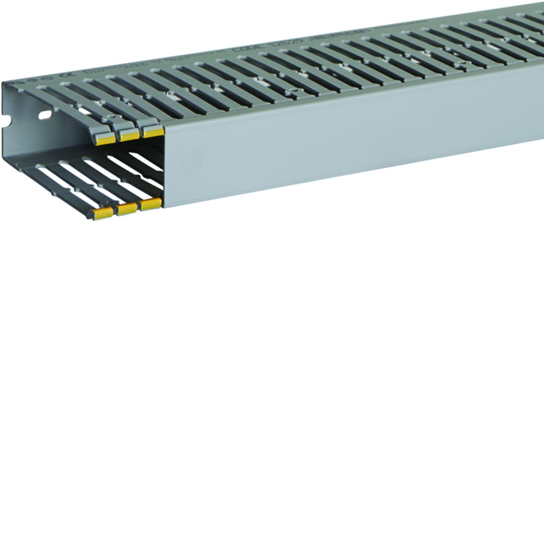 Iboco - Goulotte de câblage au pas de 12,5 T1-D 40x100 grise