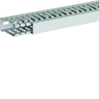 Iboco - Goulotte de câblage au pas de 12,5 sans halogène T1-ZH 25x60 grise