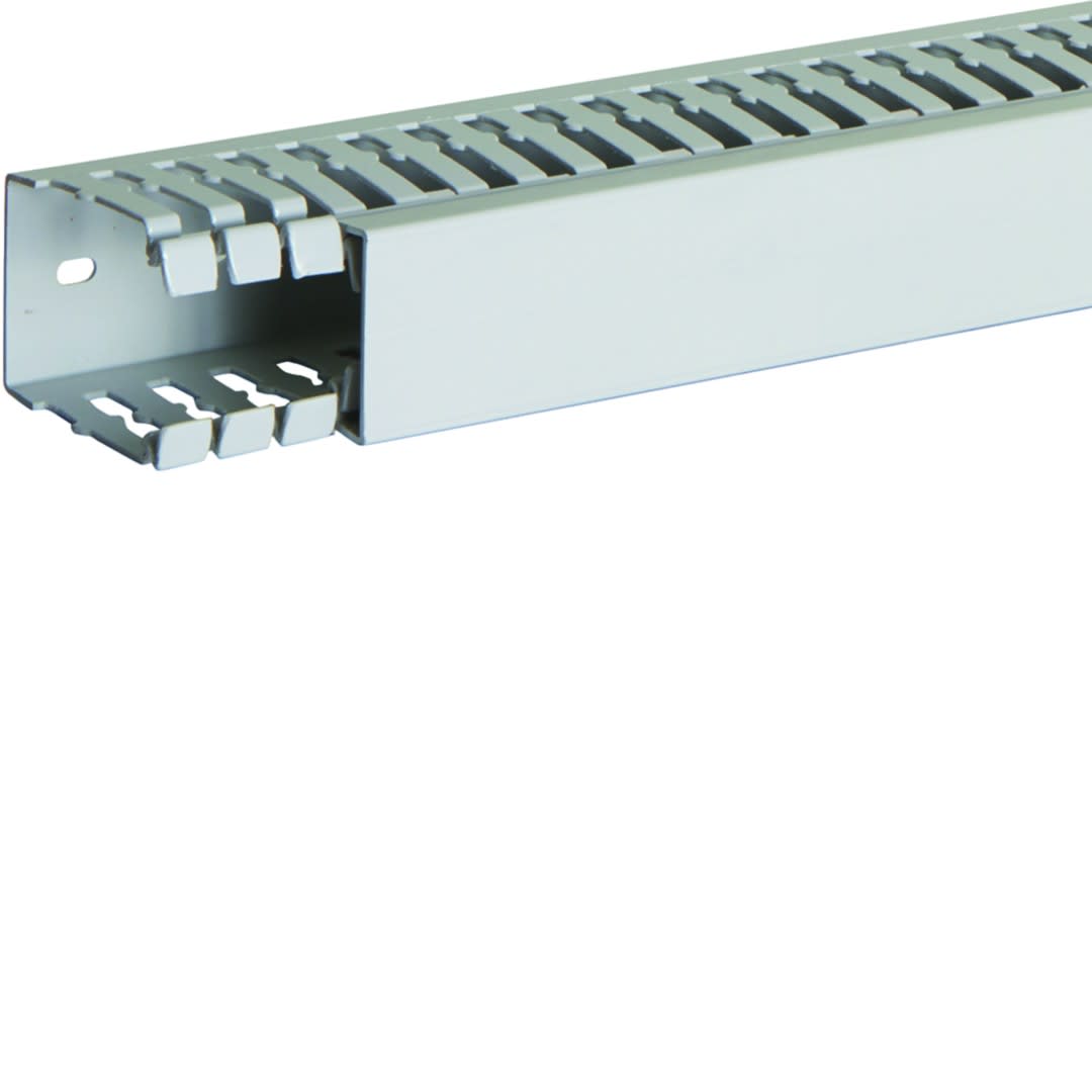 Iboco - Goulotte de câblage au pas de 12,5 sans halogène T1-zh 40x60 grise