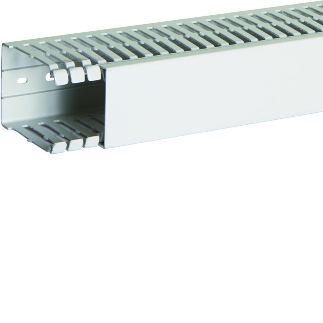 Iboco - Goulotte de câblage au pas de 12,5 sans halogène T1-zh 60x80 grise