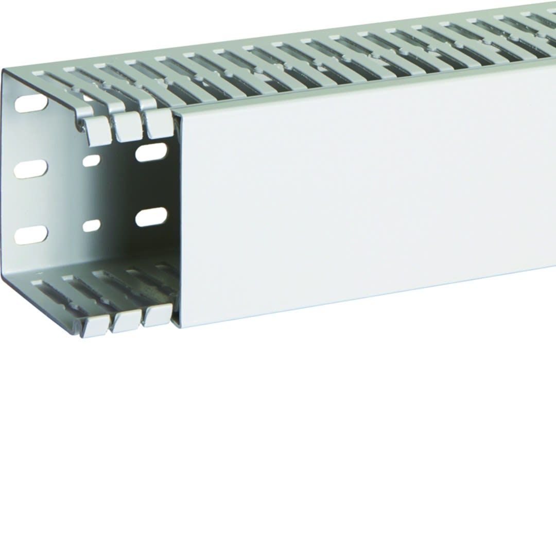 Iboco - Goulotte de câblage au pas de 12,5 sans halogène T1-zh 80x80 grise