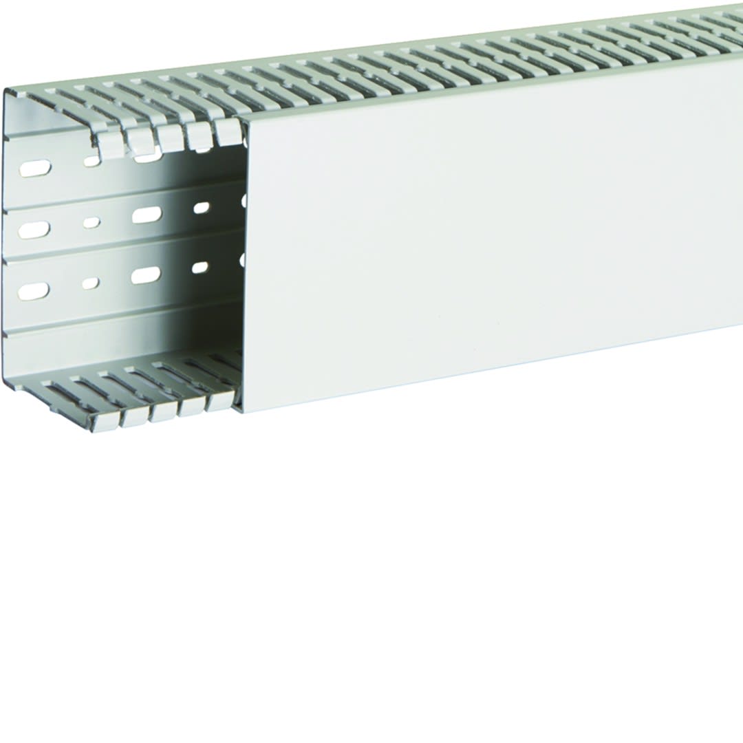 Iboco - Goulotte de câblage au pas de 12,5 sans halogène T1-ZH 120x80 grise