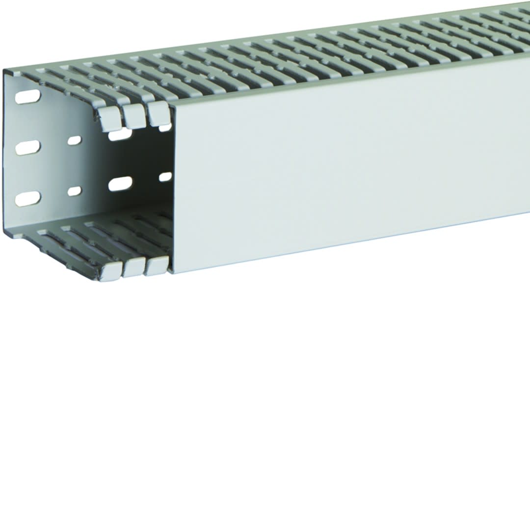 Iboco - Goulotte de câblage au pas de 12,5 sans halogène T1-zh 80x100 grise