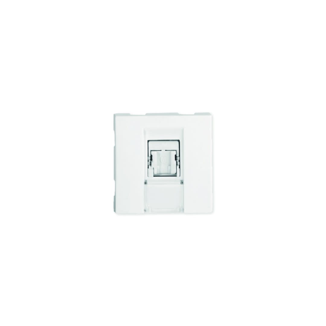 Iboco - Prise TerCia RJ45 Catégorie 6 FTP 2 modules blanche