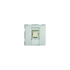 Iboco - Prise TerCia RJ45 Catégorie 6 FTP 2 modules alucolor