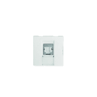 Iboco - Prise TerCia RJ45 Catégorie 6 STP 2 modules blanche