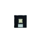 Iboco - Prise TerCia RJ45 Catégorie 6 STP 2 modules noire