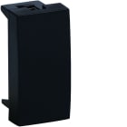 Iboco - Obturateur TerCia 1 module noir