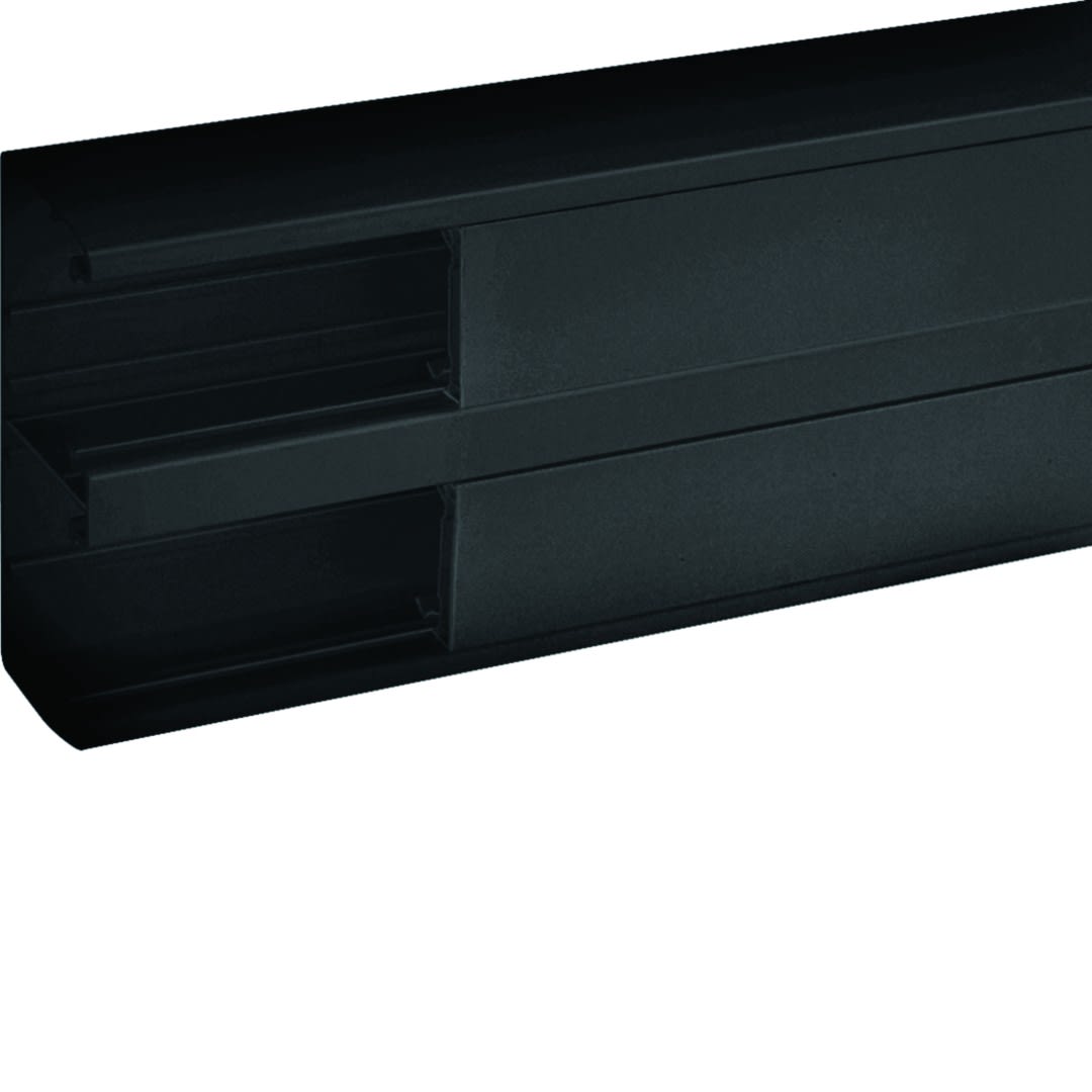 Iboco - Goulotte d'installation clip45 Tercia TA-C45 134x55 2 compartiments noire