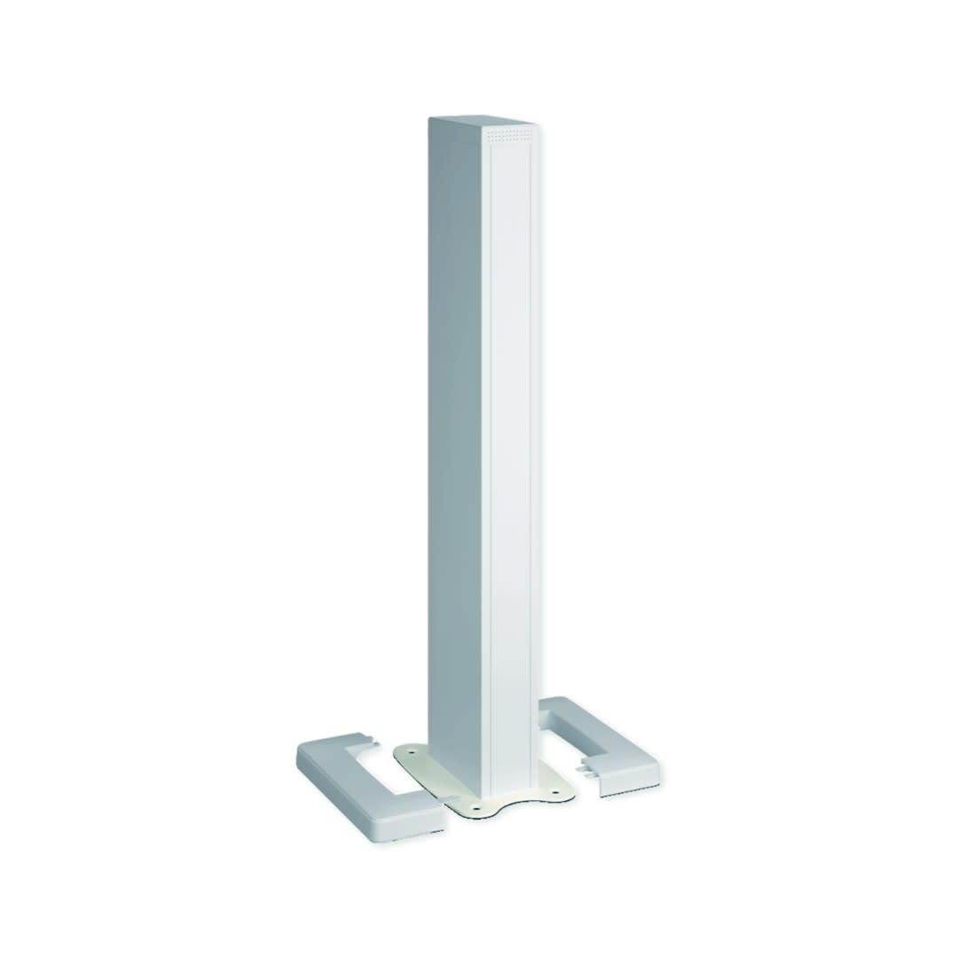 Iboco - Colonnette speed TerCia CLS-C45 2 faces hauteur 650mm alu blanc