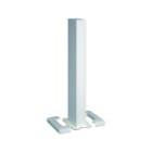 Iboco - Colonnette speed TerCia CLS-C45 2 faces hauteur 650mm alu blanc