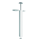 Iboco - Colonne speed TerCia CLS-C45 1 face Hmax fixation 2700 à 3000mm alu blanc
