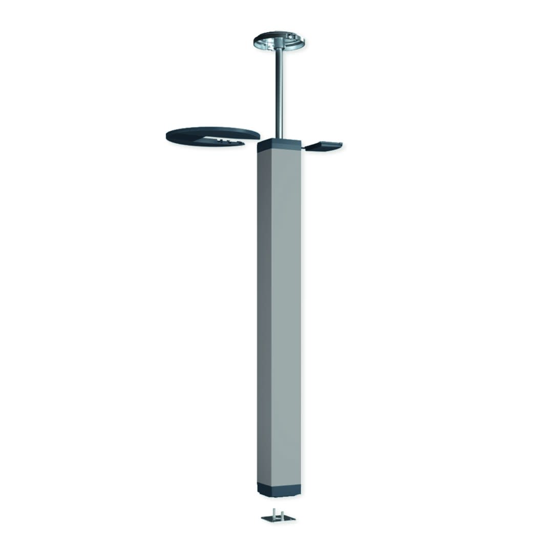 Iboco - Colonne speed Tercia CLS-C45 1 face Hmax fixation 3000 à 3300mm alu anodisé