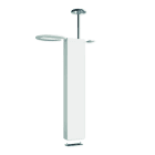 Iboco - Colonne speed TerCia CLS-C45 2 faces Hmax fixation 2700 à 3000mm alu blanc