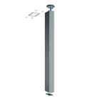 Iboco - Colonne standard TerCia CLE-C45 2 faces Hmax fixation 2700 à 3000mm alu anodisé
