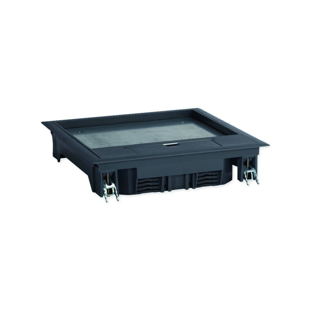 Iboco - Boîte de sol Tercia BDS-C45 12 modules prof encastrement 80mm Dim 219x219mm Gris