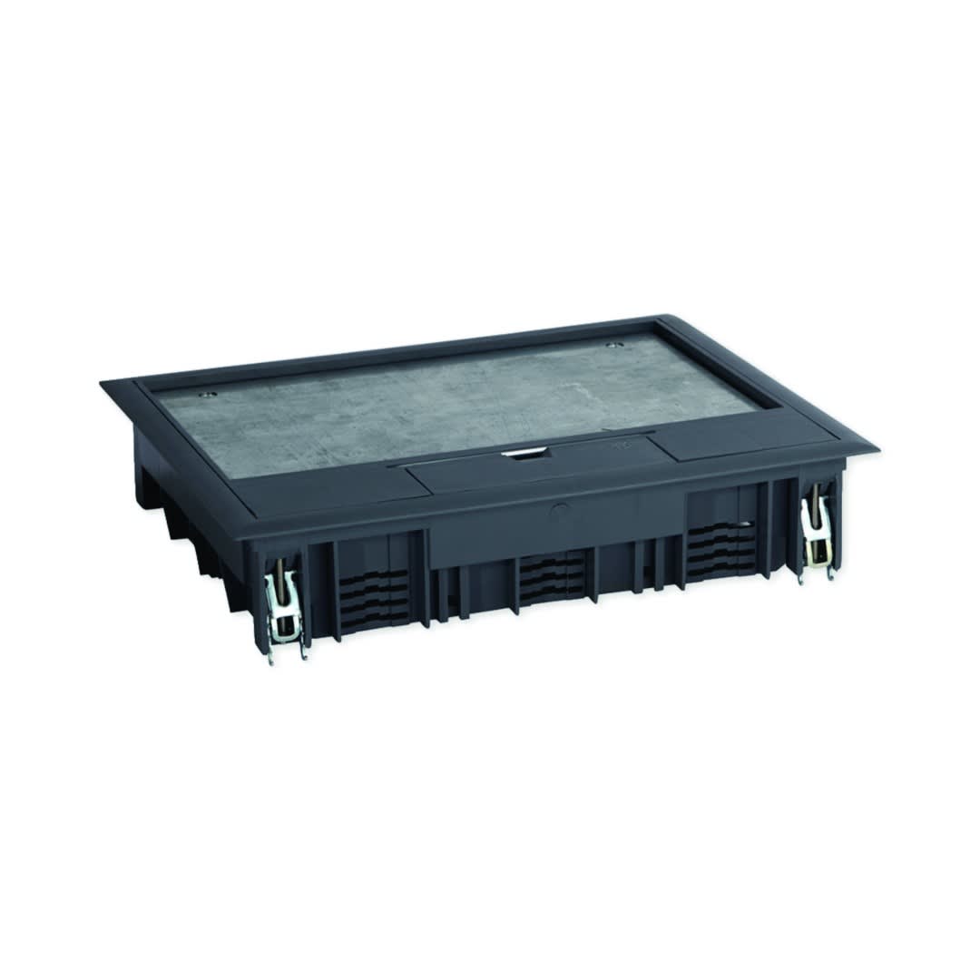 Iboco - Boîte de sol TerCia BDS-C45 18 modules prof encastrement 80mm Dim 272x219mm Gris