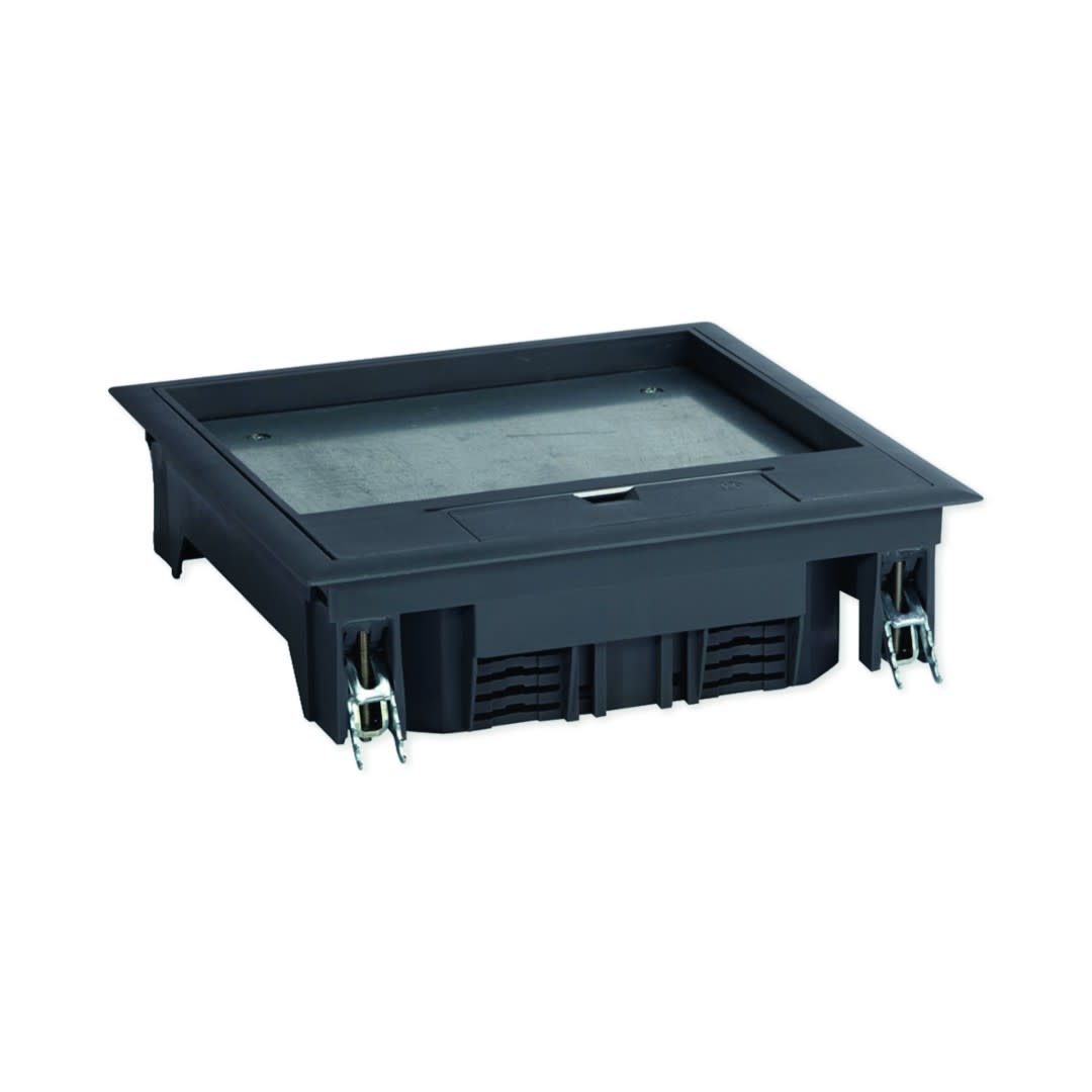 Iboco - Boîte de sol TerCia BDS-C45 12 modules prof encastrement 87mm Dim 219x219mm Gris