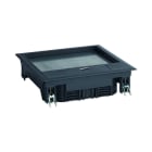Iboco - Boîte de sol TerCia BDS-C45 12 modules prof encastrement 87mm Dim 219x219mm Gris