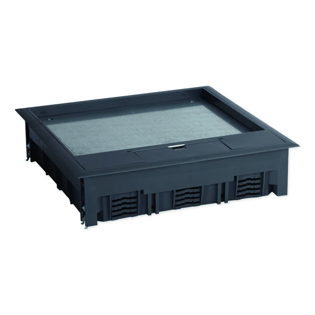 Iboco - Boîte de sol Tercia BDS-C45 24 modules prof encastrement 87mm Dim 263x263mm Gris
