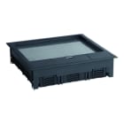 Iboco - Boîte de sol TerCia BDS-C45 24 modules prof encastrement 87mm Dim 263x263mm Gris
