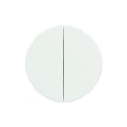 Iboco - Interrupteur 3 en 1 Optima double ou va-et-vient ou bouton poussoir blanc