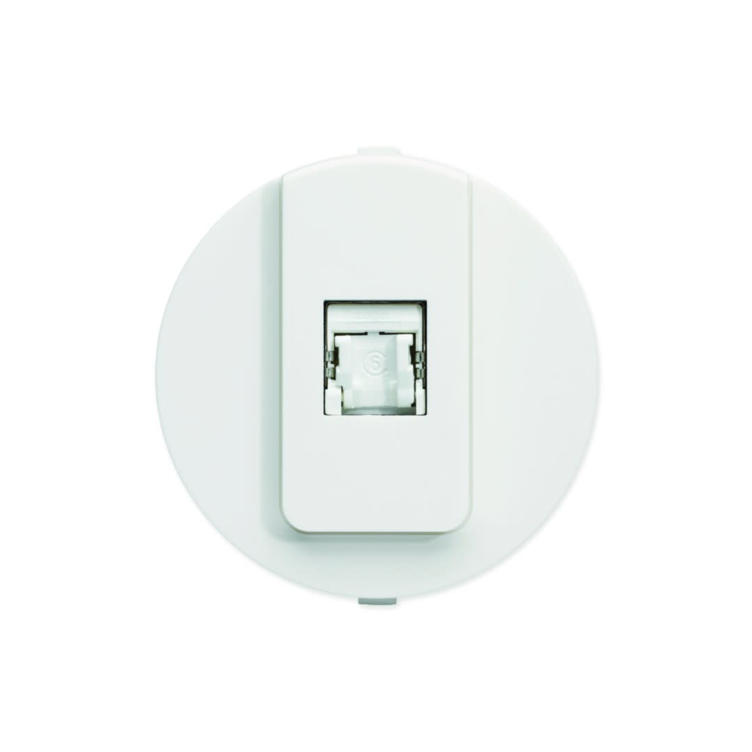 Iboco - Prise Optima RJ45 Catégorie 6 FTP grade 1 blindée blanche