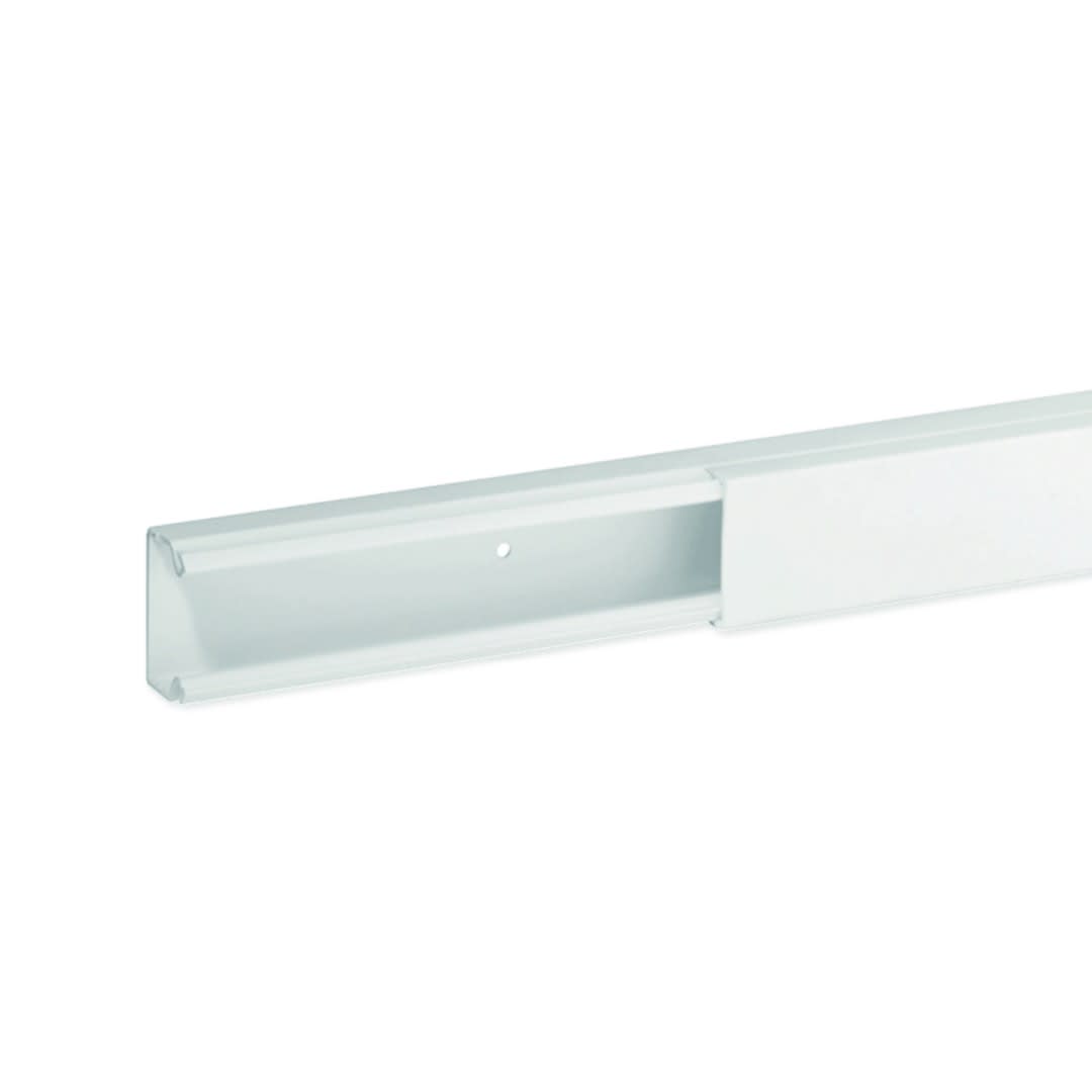 Iboco - Goulotte de distribution non cloisonnable TA-E 25x17 1 compartiment blanche