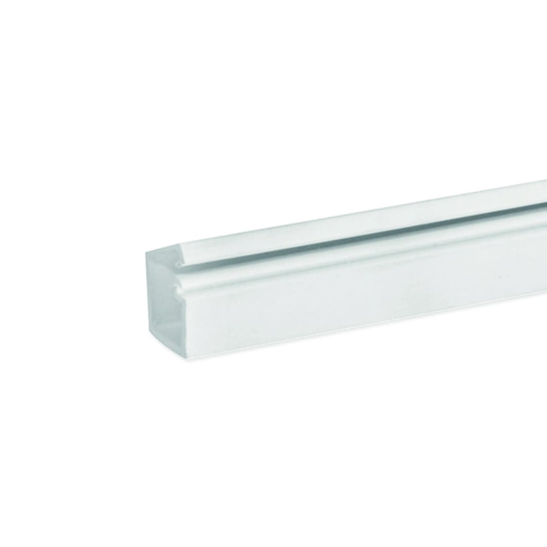 Iboco - Moulure auto-adhésive avec couvercle à charnière TMR 12x12 1 compart. blanche
