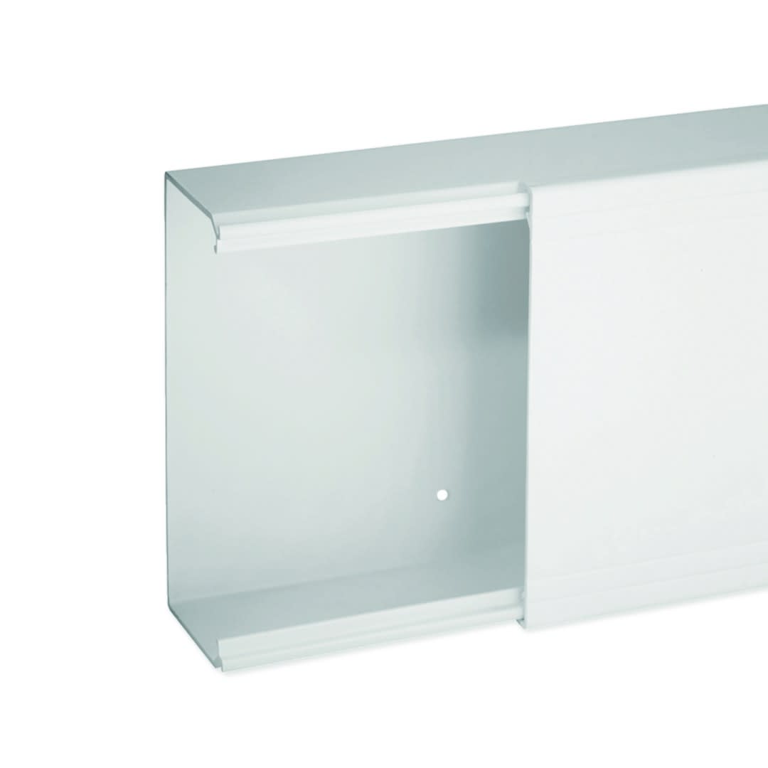 Iboco - Goulotte de distribution non cloisonnable TA-E 150x60 1 compartiment blanche