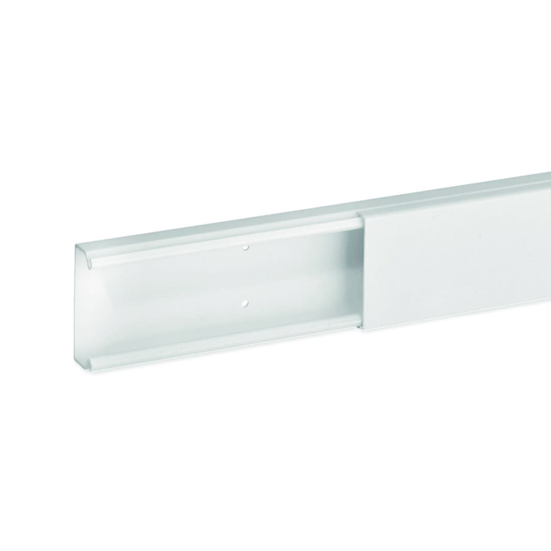 Iboco - Goulotte de distribution non cloisonnable TA-E 40x17 1 compartiment blanche