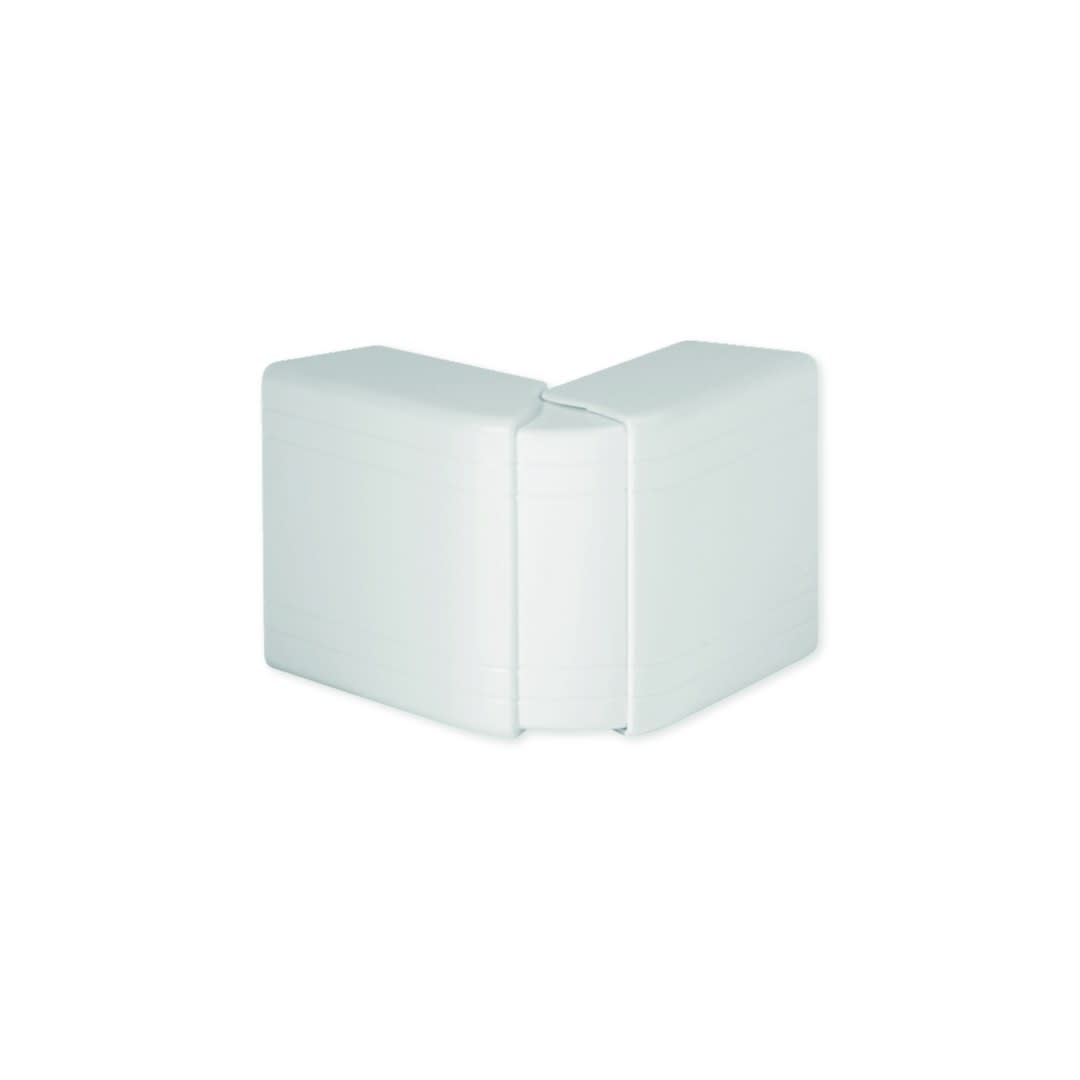Iboco - Angle extérieur variable de 70 à 120° pour TA-E 80x40 et TA-G 80x40 blanc