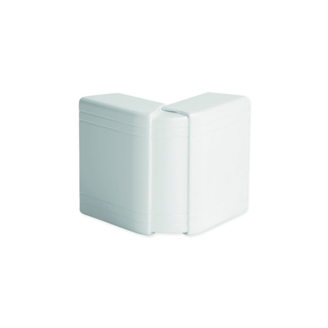 Iboco - Angle extérieur variable de 70 à 120° pour TA-E 100x40 et TA-G 100x40 blanc