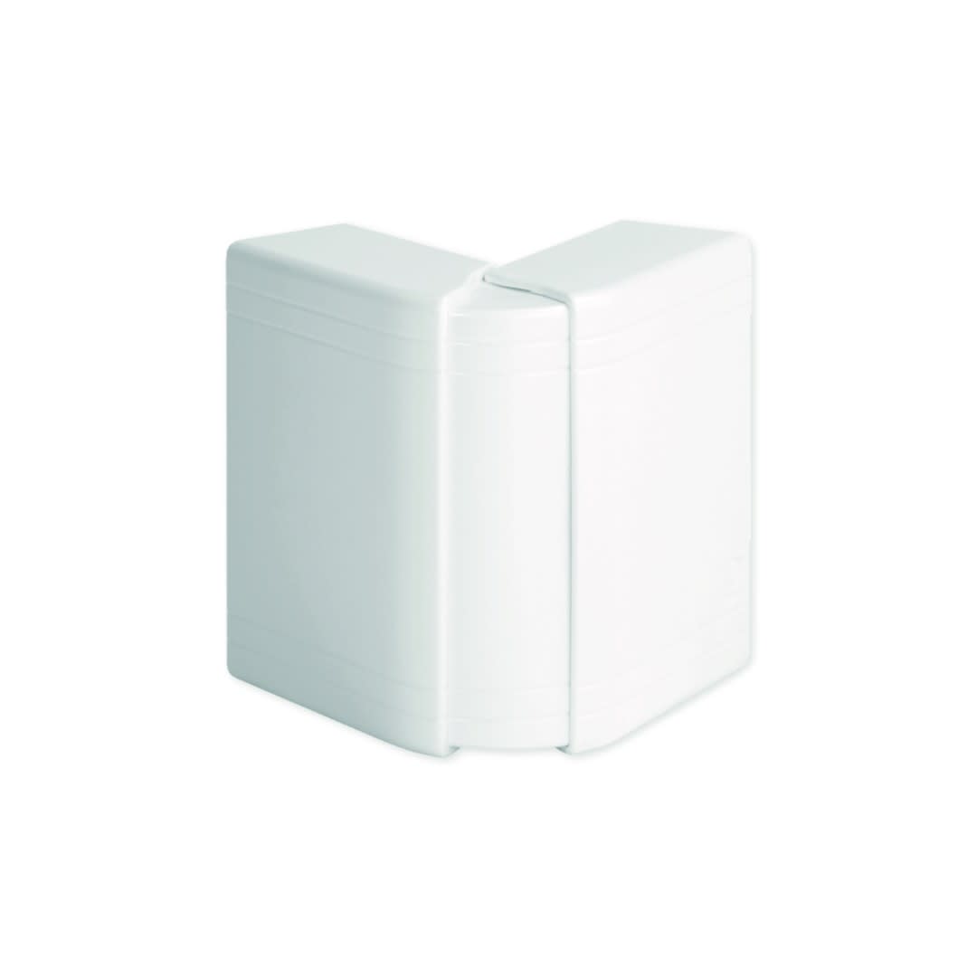 Iboco - Angle extérieur variable de 70 à 120° pour TA-E 120x40 et TA-G 120x40 blanc