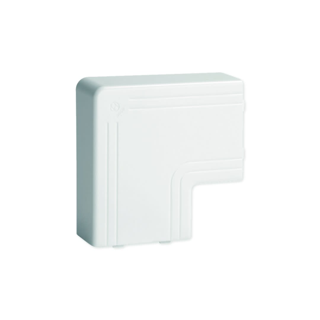 Iboco - Angle plat pour TA-E 80x40 et TA-G 80x40 blanc