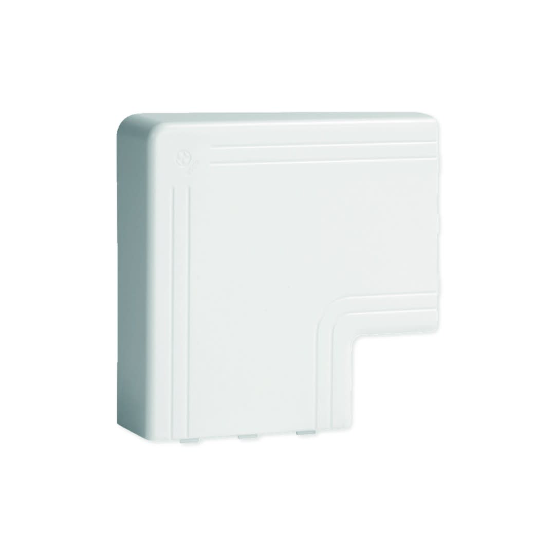 Iboco - Angle plat pour TA-E 100x40 et TA-G 100x40 blanc