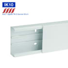 Iboco - Goulotte de distribution cloisonnable TA-G 100x40 1 compartiment blanche