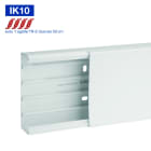 Iboco - Goulotte de distribution cloisonnable TA-G 120x40 1 compartiment blanche